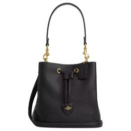 Coach Кожаная сумка Роуэн малая женская черная cbh06-imblk