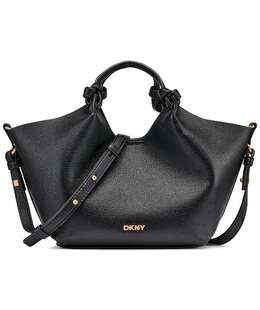 Сумка-тоут Paula Small DKNY, золотой 8626796593212 | blk/gold