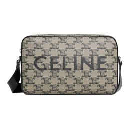 Сумка через плечо Canvas среднего размера мужская светло-коричневая Celine 194502ged-02si