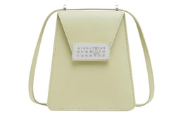 Мини-сумка через плечо из телячьей кожи, женская, цвет алоэ вера Maison Margiela sb5wg0018p6189t7369