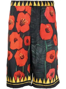 Endless Joy: Шорты с растительным принтом 