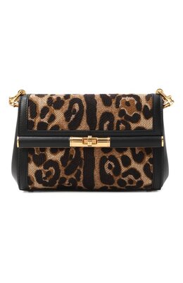 Dolce & Gabbana: Сумка  City с леопардовым принтом