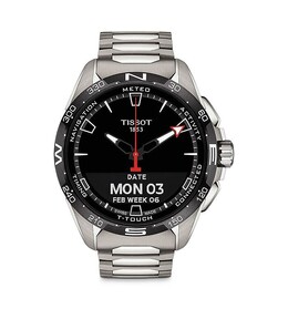 Умные часы Tissot T-Touch Connect с солнечной батареей, 47,5 мм, черный 4022437 | black