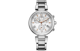 Citizen Часы C Collection Solar Quartz Movement Stainless Steel Strap Watch Women's Watch Silver Dial fb1450-53a品牌直供