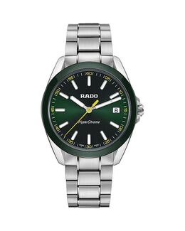 ГиперХром часы, 42 мм Rado, зеленый 5569740 | green/silver