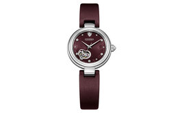 Citizen Часы Mechanical Movement Leather Watch Bands Japanese / Korean Watch Women's Watch Purple Watch Dial, Burgundy pr1021-15x | burgundy