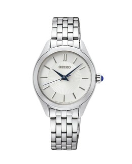 Женские часы SUR537P1 со стальным и серебряным ремешком Seiko, серебро 8434103486935 | plata