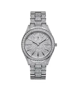 Женские часы Cristal Diamond (1/8 ct. общ. вес) в корпусе из нержавеющей стали, 38 мм JBW, серебряный 10223866 | silver