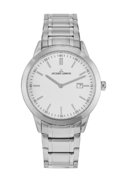 Мужские часы Jacques Lemans, серебро 4040662158356 | silber