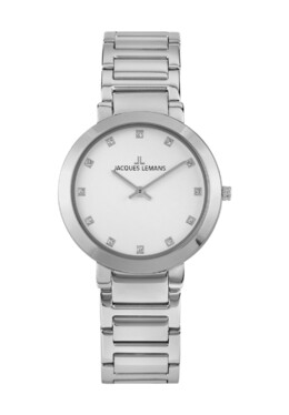 Женские часы 1-1842.1М Jacques Lemans, серебро 4040662139386 | silber