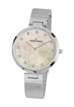 Женские часы 1-2001С Jacques Lemans, серебро 4040662135975 | silber