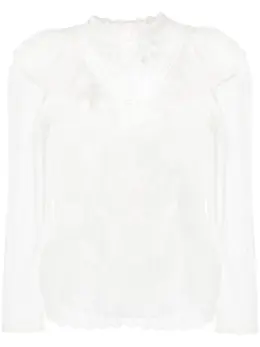 TWINSET: Блуза в сетку 