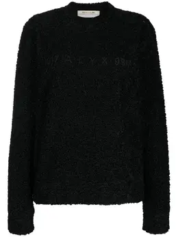 1017 ALYX 9SM: Чёрный свитшот 