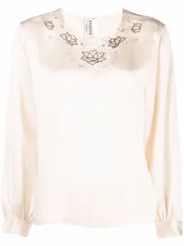 A.N.G.E.L.O. Vintage Cult: Блуза с растительным принтом 
