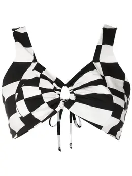 Amir Slama: Топ с геометрическим принтом 