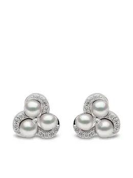 Yoko London: Серьги  Sleek Akoya