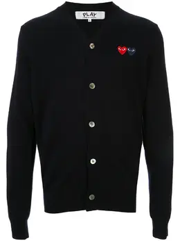Comme Des Garçons Play: Синий кардиган 