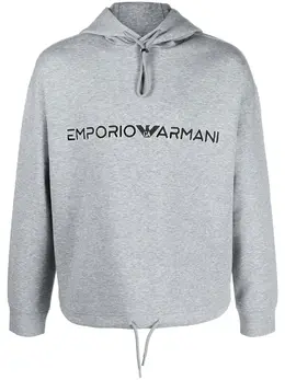 Emporio Armani: Толстовка с вышивкой 