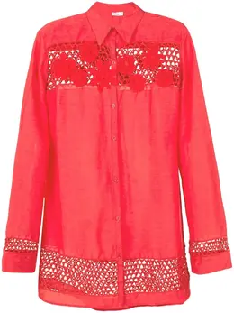 Amir Slama: Рубашка с растительным принтом 