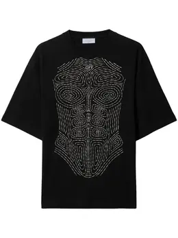 Off-White: Хлопковая футболка 