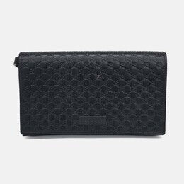 Gucci Black Leather Micro Cimaline Crossbody Bag 1243449