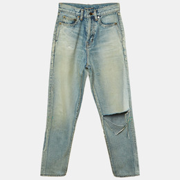 Saint Laurent Paris: Голубые джинсы 