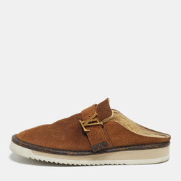 Louis Vuitton: Коричневые сабо 