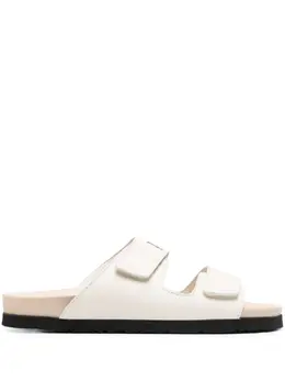 Palm Angels: Белые сандалии 