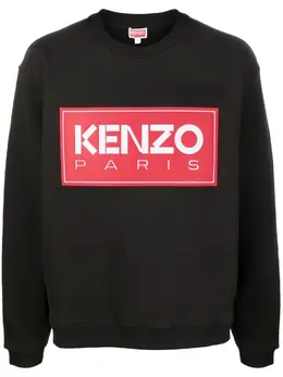 Kenzo: Чёрный свитшот 