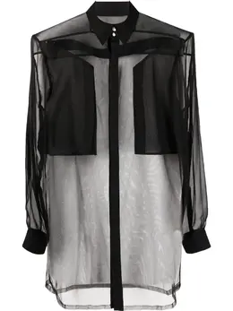 Rick Owens: Чёрная рубашка 