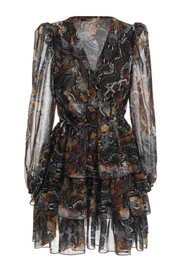 Just Cavalli: Коричневое платье 