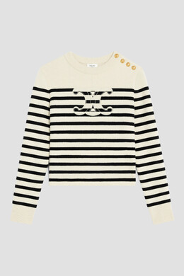 Celine: Двухцветный свитер 