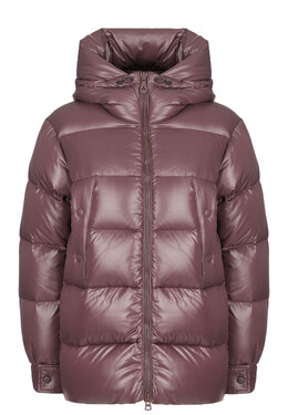 Peuterey: Бордовый пуховик 