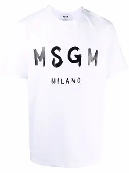 MSGM: Футболка с принтом 