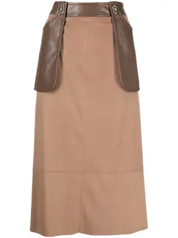 Low Classic: Коричневая юбка 