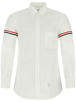 Thom Browne: Рубашка  RWB в полоску