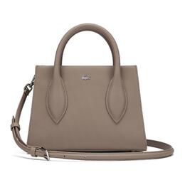 Lacoste Плечевая сумка из ПВХ через плечо среднего размера женская хаки, Khaki nf4761dz-n81 | khaki