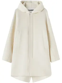 Jil Sander: Пуховик с капюшоном 