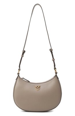 Pinko: Бежевая сумка  Love Mini