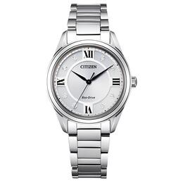 Citizen Часы Women's Eco Drive Series Watch, Silver Dial em0870-58a | silver dial