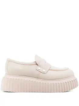 AGL: Бежевые лоферы 