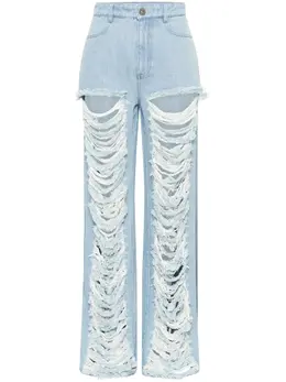 Dion Lee: Светлые джинсы 