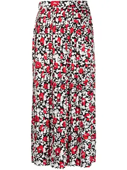 Céline Pre-Owned: Юбка с растительным принтом 