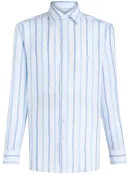 ETRO: Рубашка  Pegaso в полоску
