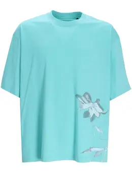 Y-3: Футболка с принтом 