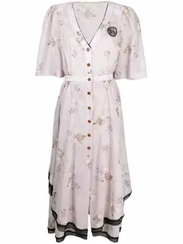 Ulyana Sergeenko: Платье с растительным принтом 