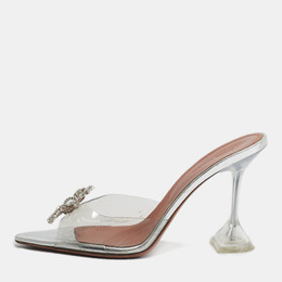 Amina Muaddi: Прозрачные сандалии 