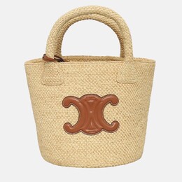 Celine: Бежевая сумка 