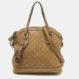 Gucci Tan Guccissima Leather Charm Dome Satchel 1242409