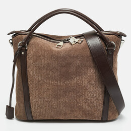 Louis Vuitton Brown Monogram Antheia Suede Ixia PM Bag 1241904